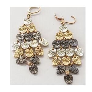 Multi-tone Chandelier Earrings